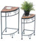 DanDiBo Blumenhocker Mosaik Eckregal 2er Set 42 und 52 cm Blumenständer 12013 Beistelltisch Pflanzenständer Mosaiktisch Ecke