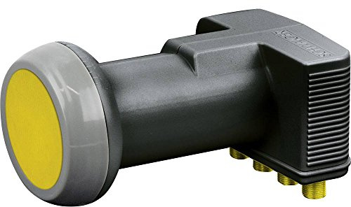 Schwaiger extrem hitzebeständig Sun Protect Quad-LNB anthrazit
