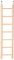 Trixie 5814 Holzleiter, 7 Sprossen/32 cm