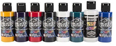Airbrush Paint - Wicked Sampler Set - 8 x 60ml - #W102-00