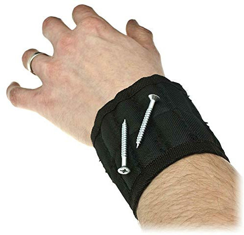 MAGNETIC WRIST BAND 290 x 86 MM DIY BUILDERS NAILS SCREWS TOOLS ACCESSORIES P58