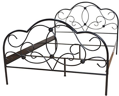 moebel direkt online Metallbett in 4 Größen Metallbett Liegefläche 140x200 cm/Stellmaß ca. 145 x 205 cm