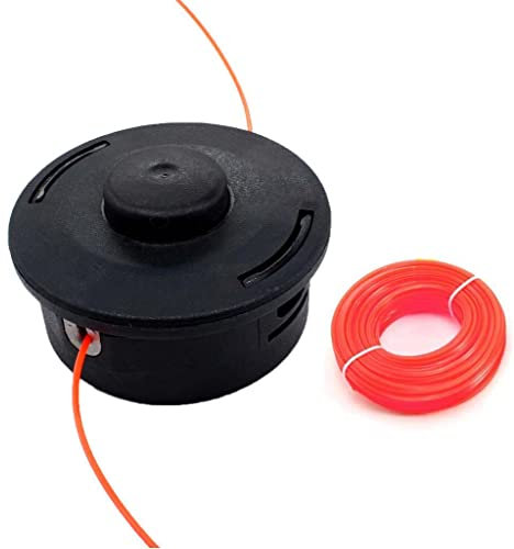 HURI Mähkopf Fadenkopf 2m Mähfaden für Stihl FS55 FS56 FS80 FS85 FS90 Freischneider Motorsense Ersetz AutoCut 25-2, 4002 710 2108