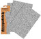Clairefontaine C535O Decopatch Papier, 3er Pack Silber mit Giraffenmotiven