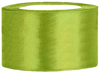 Satinband apfelgrün, 50 mm, 25 m