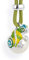 Heartbreaker Chamäleon Anhänger mit Muschelkernperle in Echtsilber/Kollektion Chameleon/Niedlicher Anhänger aus 925 Sterlingsilber/LD CH 32