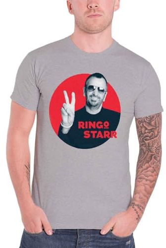 Ringo Starr Men's Peace Circle Short Sleeve T-Shirt