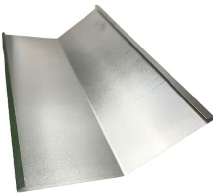 Kehlblech 2 m lang Aluminium Natur 0,8 mm (klein-Zuschitt 33 cm)