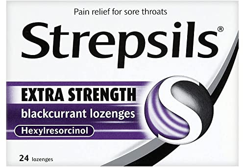 Strepsils Lozenges Extra Blackcurrant 24