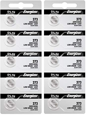 10 373 Energizer Watch Batteries SR916SW Battery Cell by Energizer