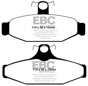 EBC Brakes DP41165R Yellow stuff Brake Pads