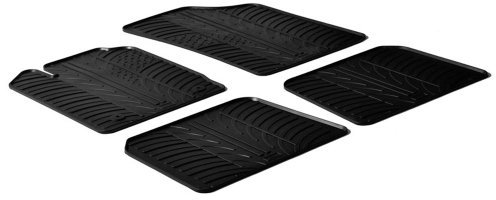Satz Gummimatten kompatibel mit Renault Clio II 1998-2005 / Thalia (T Profil 4-teilig)