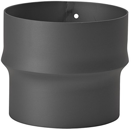 Extension pour tuyau de poêle 150 mm - 180 mm - Noir