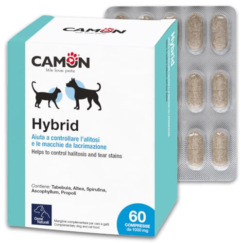 hybrid care per cani e gatti 60 compresse pulizia occhi cani e gatti