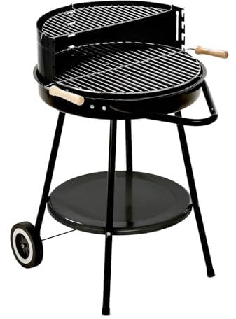 Landmann 74602 - Parrilla de carbón Cerca de Corso Parrilla, Negro