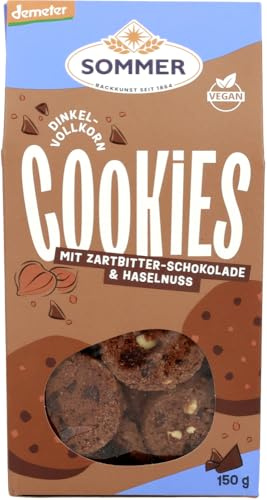 Sommer & Co. Bio Demeter Dinkel Schoko Cookies, vegan (2 x 150 gr)