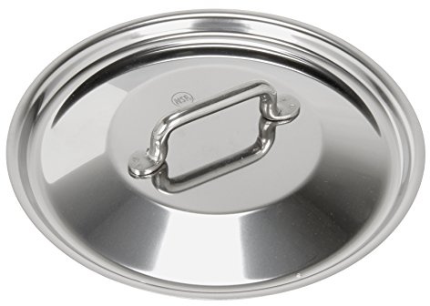 Sitram 711831 Couvercle anti-projection Inox Gamme HORECA W Ø 30 cm - poignée en inox soudé - Fabriqué en France - Materiel CHR Pro restauration - Matériel de Restauration Inox