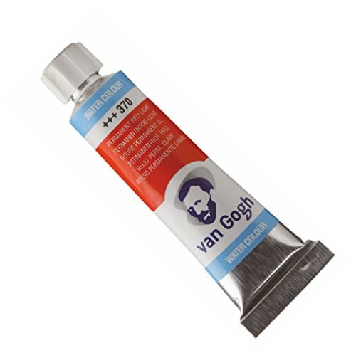 Talens VAN GOGH Aquarellfarben, Tube 10 ml, 370 Permanentrot hell