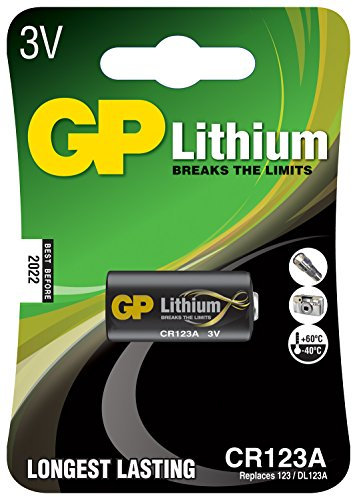 GP Pile Lithium Photo Cell CR123A 3V