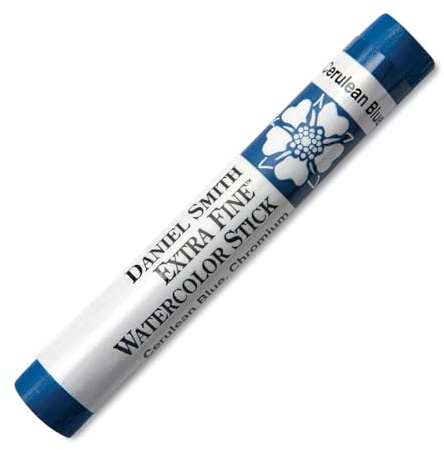 DANIEL SMITH Extra Fine Watercolor Stick 12ml Paint Tube, Cerulean Blue Chromium (Model: 284670022)
