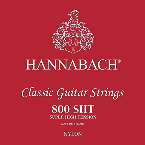 Hannabach Klassikgitarre-Saiten Serie 800 Low Tension versilbert Komplettsatz, 800SHT, Saiten für Gitarre (versilberter Kupferdraht, niedrige Spannung, für Konzertgitarren zum Einstieg)