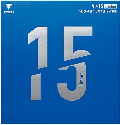 VICTAS - V > 15 Limber - Tischtennisgummi - Schwarz - MAX