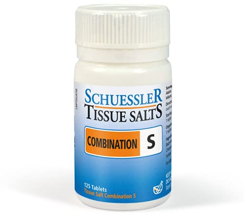 Schuessler Tissue Salts Tablets Combination S - 125 Tablets
