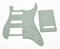 KAISH 11 Loch ST/Strat Style Pickguard HSS Pickguard mit ST Rückplatte Tremolo Trem Abdeckung für USA/Mexiko Stratocaster/Strat Elfenbein 3-lagig