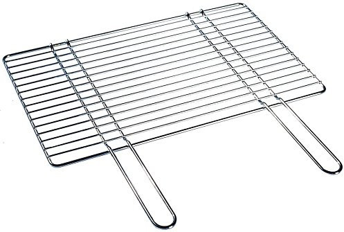 Buschbeck Grill Zubehör, Grillrost für Grillkamin, verchromt, 34 x 54 x 1 cm, 90085.000