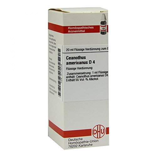 DHU Ceanothus americanus D4 Dilution, 20 ml Lösung