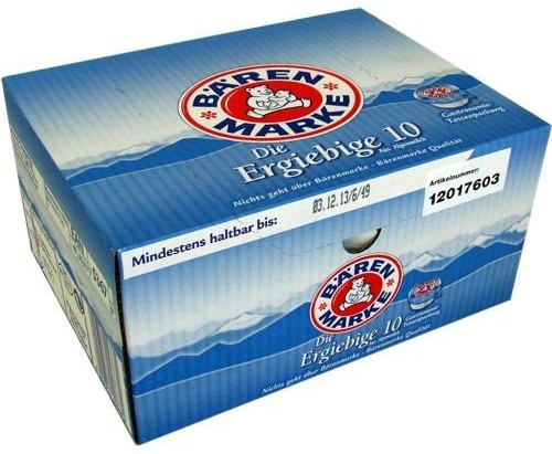 Bärenmarke Kondensmilch 10% (300 Tassenportionen) mit je 7,5g