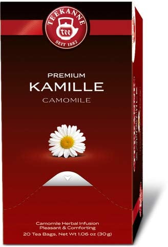 TEEKANNE Kräutertee PREMIUM KAMILLE, Beutel aromaversiegelt, 20 x 1,5 g, Sie erhalten 1 Packung mit 20 Beutel
