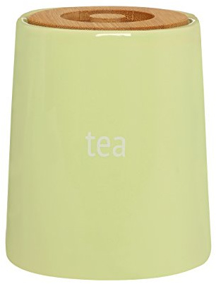 Premier Housewares Tea Canister, Container, Dolomite - Green