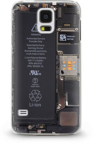 Trendario Handyhülle für Samsung Galaxy S5 Mini (Battery) - Hülle - Schutzhülle mit Motiv - TPU Silikon Hülle - Case - Cover - Schale - Backcover - Handytasche
