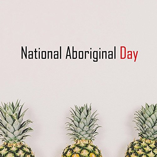 Feiern Kanada National aborginal Tag Segen Festival Urlaub Gala Celebration Worte abnehmbare Wandtattoo Kunst Aufkleber Wandbild DIY Tapete für Raum Aufkleber 50cm