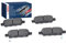 Bosch BP1000 Bremsbeläge - Hinterachse - ECE-R90 Zertifizierung - vier Bremsbeläge pro Set