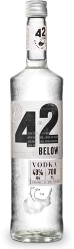 42BELOW Premium Vodka, Quadruple Distilled, 40% ABV, 70cL / 700mL, Made with New Zealand Volcanic Spring Water