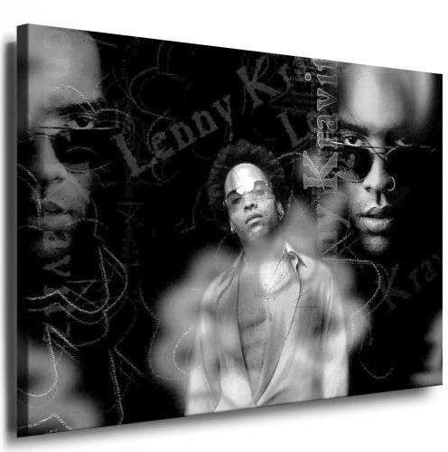 KunstdruckLenny Kravitz / Bild 100x70cm / Leinwandbild fertig auf Keilrahmen/Leinwandbilder, Wandbilder, Poster, Pop Art Gemälde, Kunst - Deko Bilder