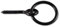 Chapuis 44557ZN Augbolzen mit Ring und Gewinde - Verzinkter Stahl - M7 - Innendurchmesser 50 mm - Länge 50 mm - Schwarz