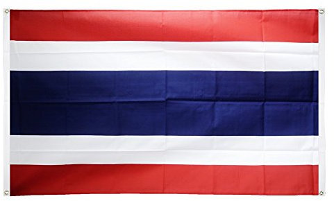 Flaggenfritze® Balkonflagge Thailand