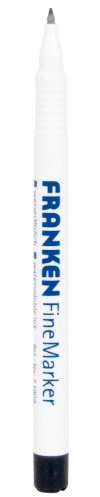 FRANKEN FineMarker, 0,7 mm feine Spitze, 4 Stück, schwarz, Z1904 10