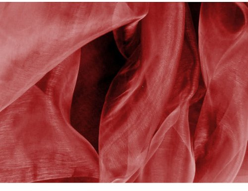 25M X 28CM ROLL OF CRYSTAL ORGANZA SHEER FABRIC (BURGUNDY 019)