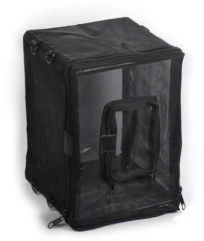 Reptiles Planet Naturarium - Terrario Rectangular de Malla Flexible (75 x 45 x 120 cm)