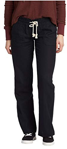 Roxy Women's Oceanside Pant, True Black Medium