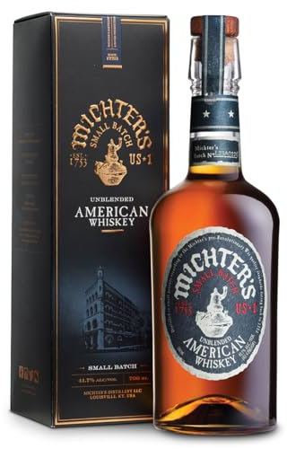 MICHTER'S - US 1 - American Whiskey - 41,7% Alcool - Origine : États-Unis/Kentucky - Notes boisées & de vanille - A servir pur ou en cocktail - 70 cl