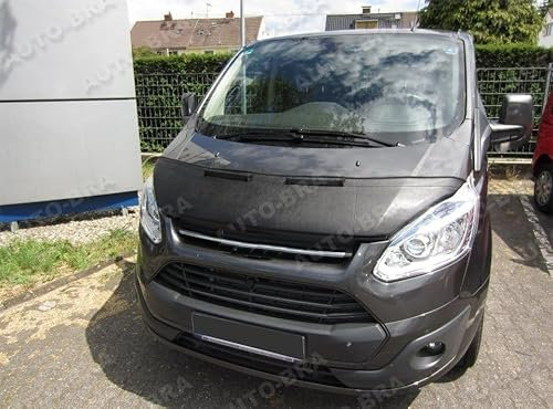 AB-00320 Auto BRA kompatibel mit Ford Transit Tourneo Custom 2012-2017 Haubenbra Steinschlagschutz Tuning Bonnet Bra