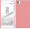 PhoneNatic Case kompatibel mit Sony Xperia Z5 Compact - Hülle rosa gummiert Hard-case + 2 Schutzfolien