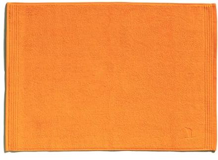 Möve Superwuschel Duschvorlage 50 x 70 cm aus 100% Baumwolle, orange