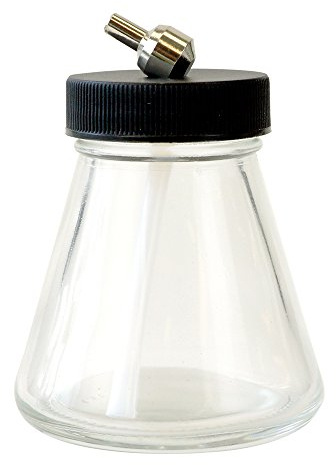 Paasche 3-Ounce Glass Bottle Assembly for H Airbrush
