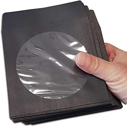 Protected CD Papierhüllen claps black 2. Wahl